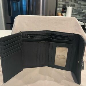 Black trifold wallet